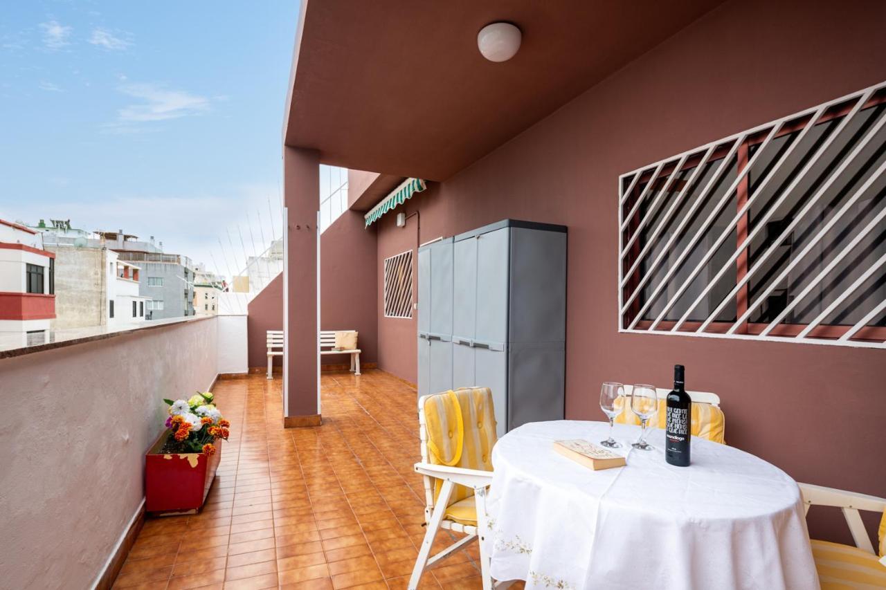 Spacious Apartment In Las Palmas De Gran Canaria 147 M² Terrace Ngoại thất bức ảnh